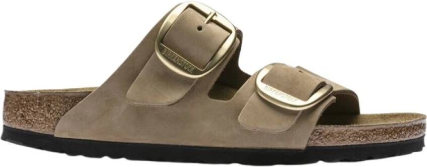 Birkenstock Arizona Big Buckle Slides , Groen, Dames