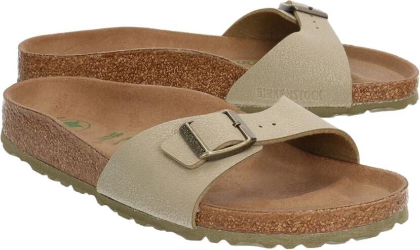 Birkenstock Schuifregelaars , Groen, Dames