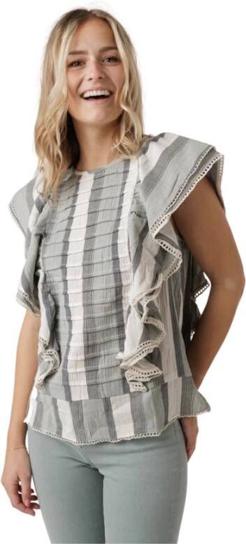 By-Bar By Bar Blouses Groen Dames