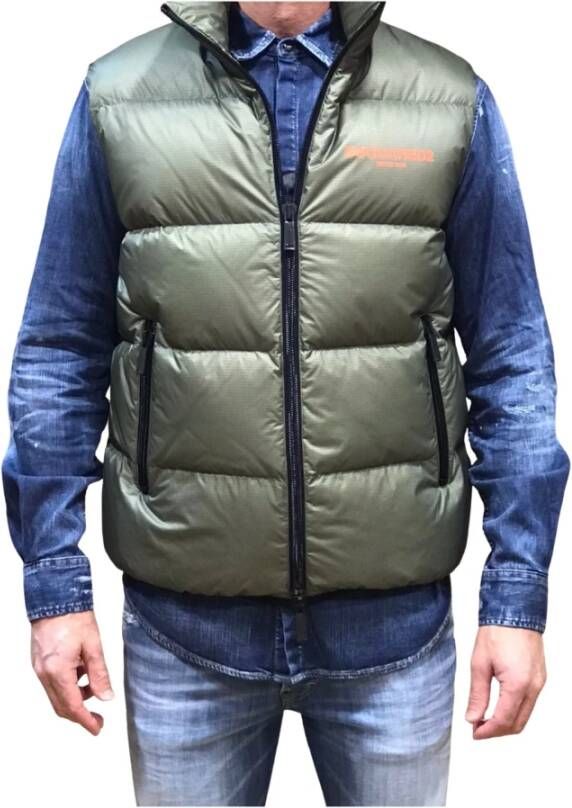 Dsquared2 Bodywarmers Groen Heren