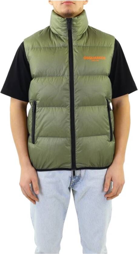 Dsquared2 Bodywarmers Groen Heren