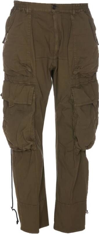 Dsquared2 Trousers Green , Groen, Heren
