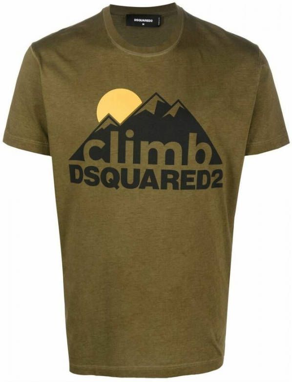 Dsquared2 Shirts Groen Heren