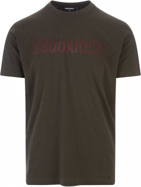 Dsquared2 T shirts , Groen, Heren