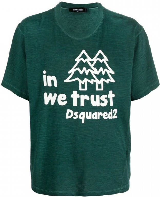 Dsquared2 T shirts , Groen, Heren