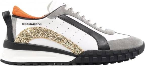 Dsquared2 Legend sneaker met kalfsleren details
