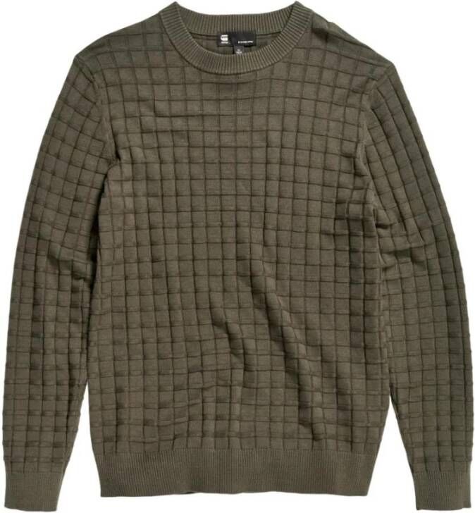 G-Star G Star RAW Grofgebreide pullover met structuur