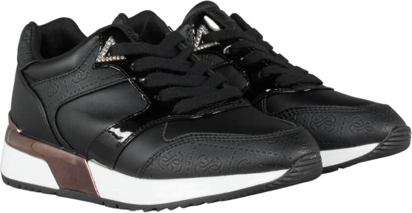 GUESS Motiv sneaker met metallic details