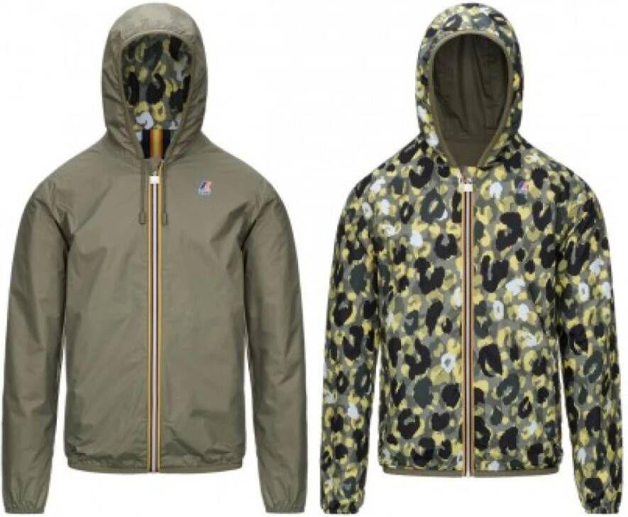 K-way K Way Outdoorjassen Groen Heren