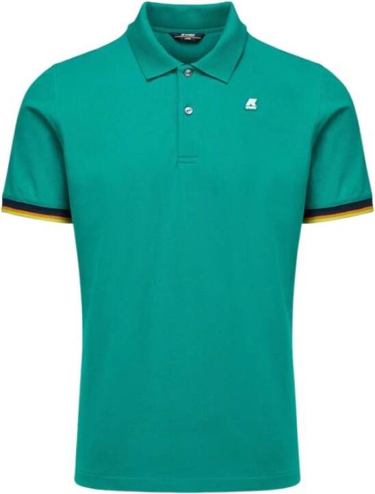 K-way Polo Shirts K Way, Groen, Heren
