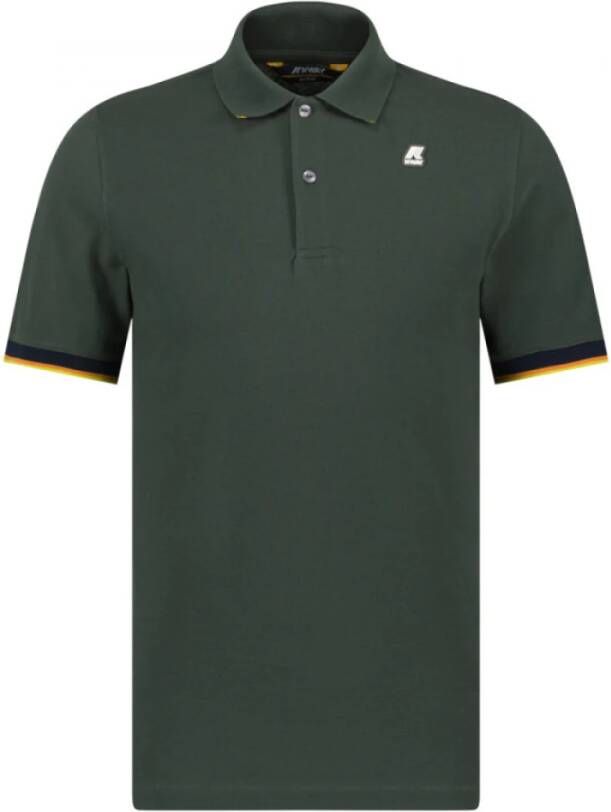 K-way Polo Shirts K Way, Groen, Heren