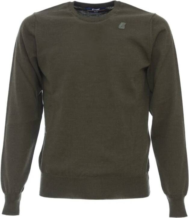 K-way Round neck Knitwear K Way, Groen, Heren
