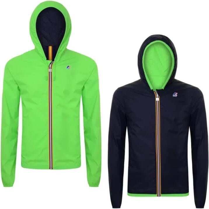 K-way Jaques Plus Double Fluo K002Ei0 900 K Way, Groen, Heren