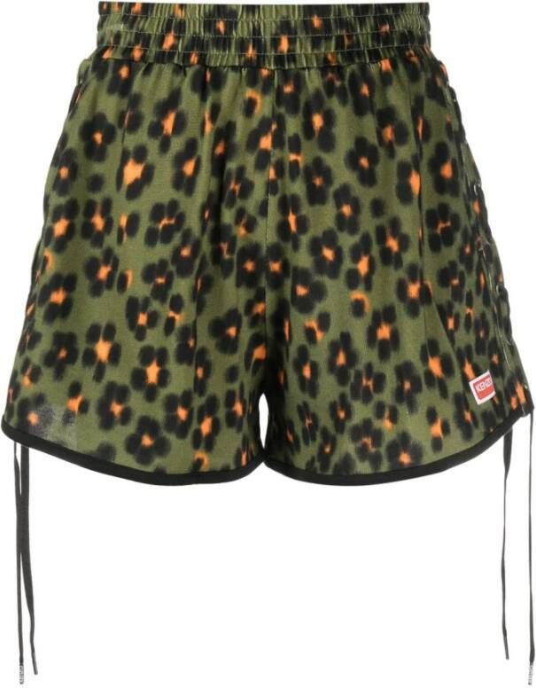 Kenzo Korte Broeken Groen Dames