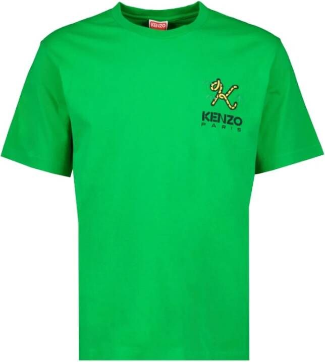 Kenzo T shirts , Groen, Heren