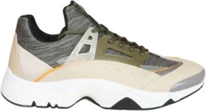 Kenzo Sonic Low Top lopende sneakers , Groen, Heren