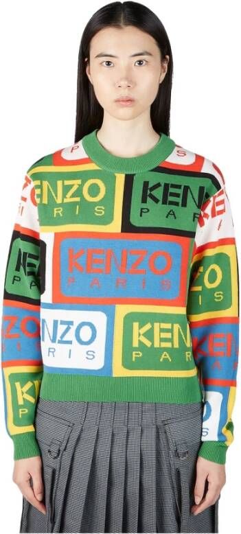 Kenzo Sweaters Green , Groen, Dames