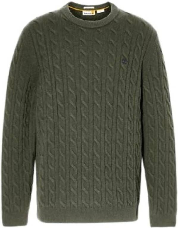 Timberland Ronde hals gekweek , Groen, Heren