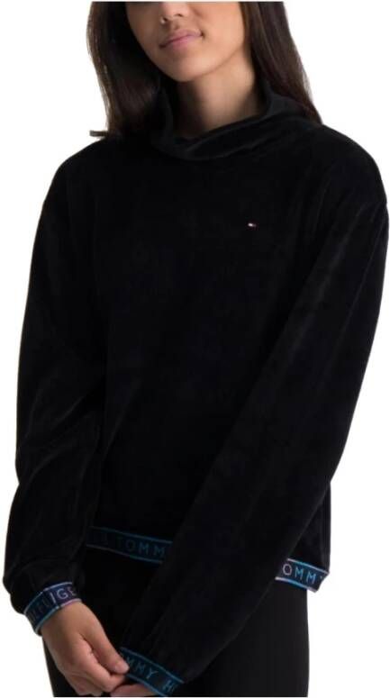 Tommy Hilfiger Sudadera Turtle Neck , Zwart, Dames