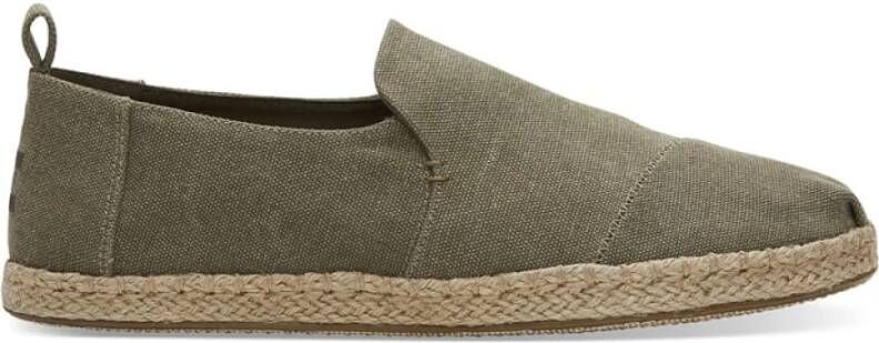 TOMS Deco alp touw sko , Groen, Heren