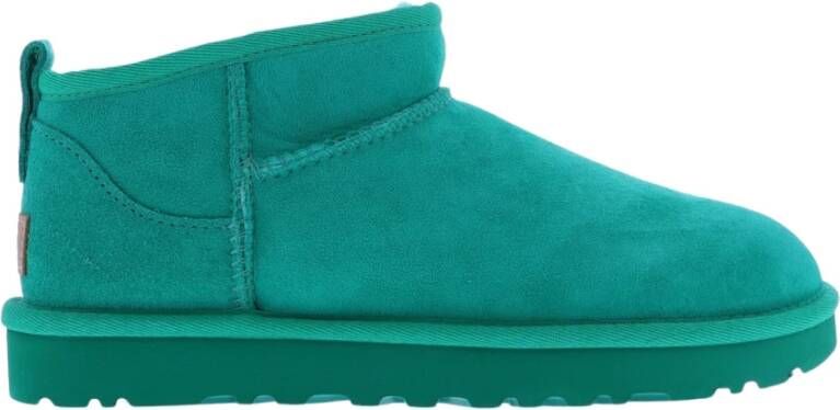 Ugg Klassieke ultra mini laarzen , Groen, Dames