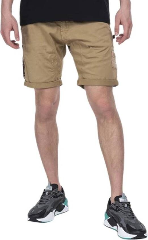 alpha industries Keroseen patch shorts 116212 14 , Bruin, Heren