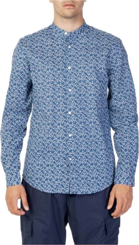 Antony Morato Alledaagse t shirts , Blauw, Heren