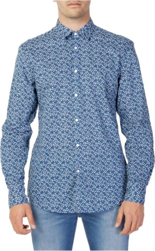 Antony Morato Casual Overhemden Blauw Heren