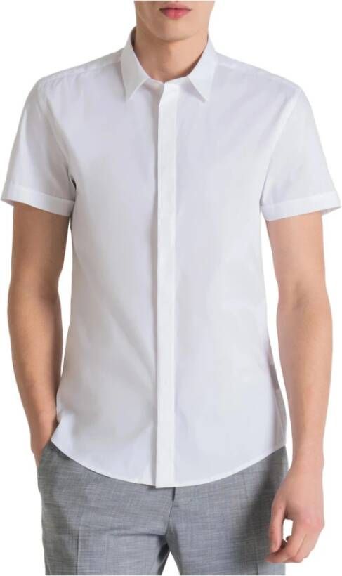 Antony Morato Korte mouwen Overhemden Wit Heren