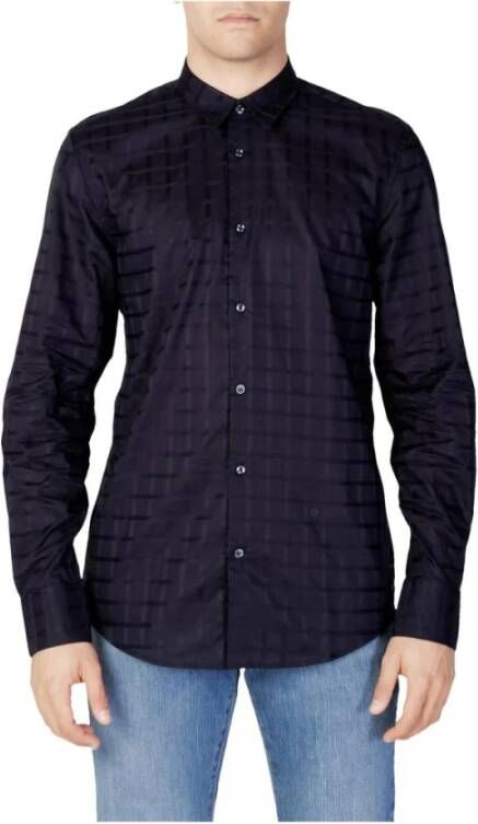 Antony Morato Zakelijke Overhemden Zwart Heren