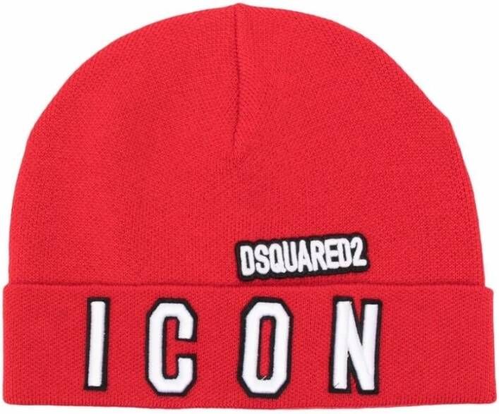 Dsquared2 Mutsen en Petten Rood Heren