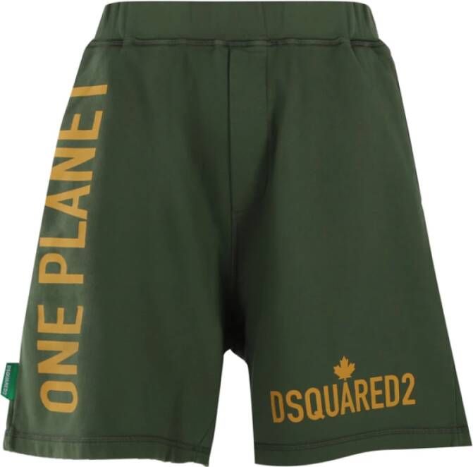 Dsquared2 Korte Broeken Groen Heren