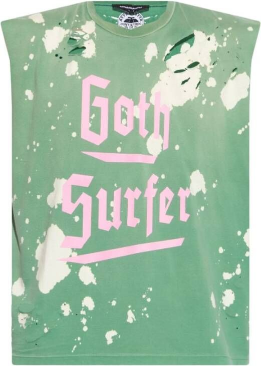 Dsquared2 T shirt with logo , Groen, Heren