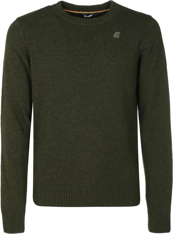 K-way K Way Sweaters Militair K Way, Groen, Heren