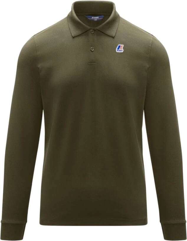 K-way K Way Polo's Groen Heren