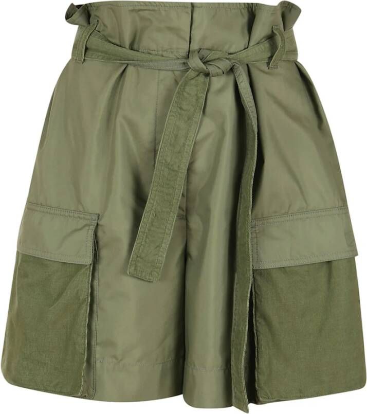 Kenzo Fb62Sh0609Cm46 Shorts , Groen, Dames