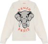 Kenzo Elephant trui in wolblend met ingebreid logo online kopen