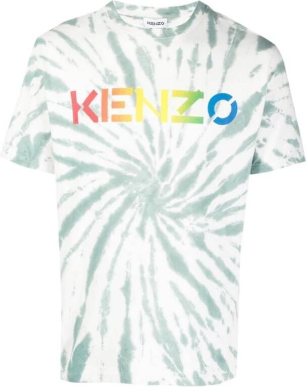 Kenzo T shirts , Groen, Heren