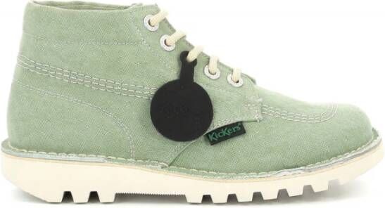 Kickers Kick Hi Boots , Groen, Dames