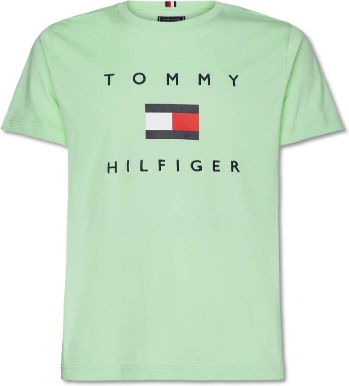 Tommy Hilfiger T-shirt van biologisch katoen met logoborduring
