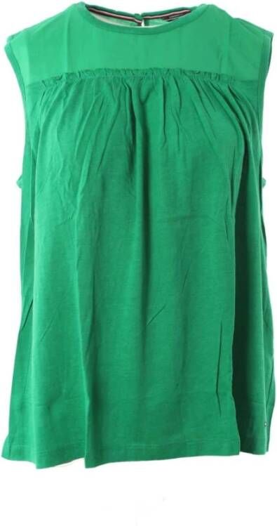 Tommy Hilfiger Mouwloze topmat , Groen, Dames