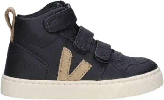 Veja V 10 lederen sneakers , Zwart, Unisex