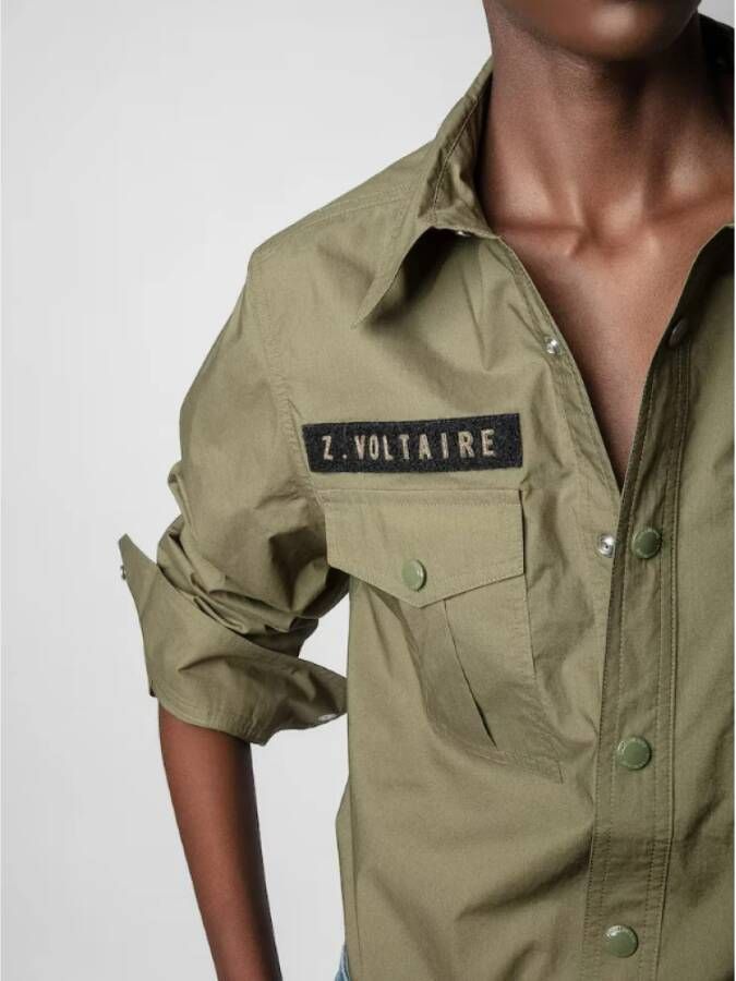 Zadig & Voltaire Longsleeve shirts Groen Dames