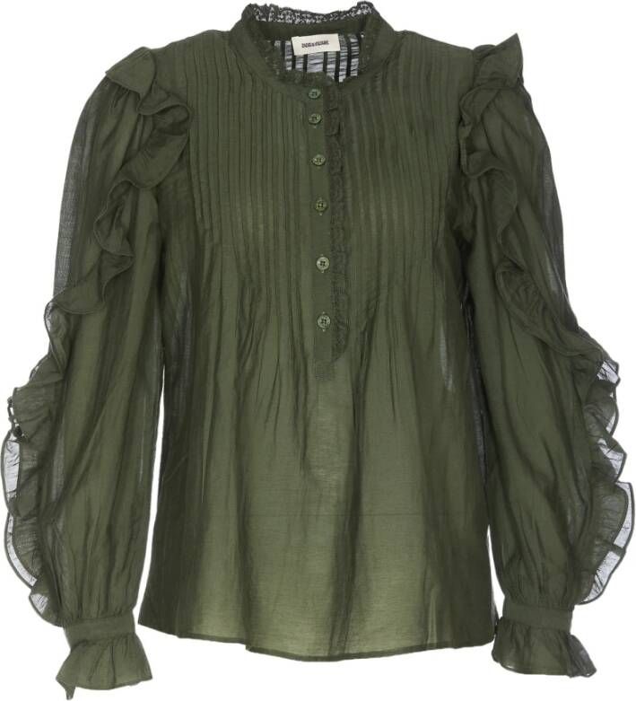 Zadig Voltaire Shirts Green , Groen, Dames