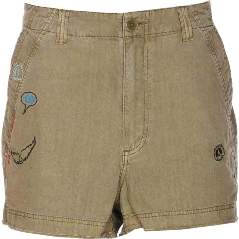 Zadig & Voltaire Korte Broeken Groen Dames