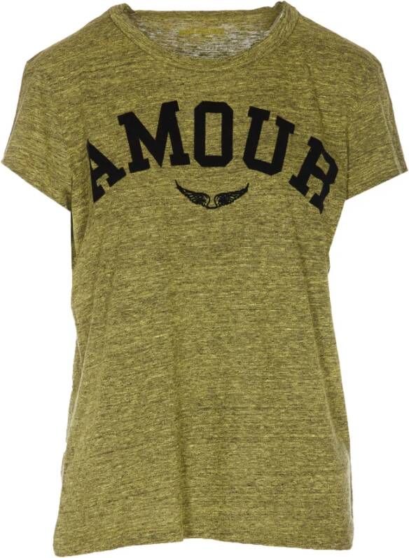 Zadig Voltaire T shirts and Polos Green , Groen, Dames