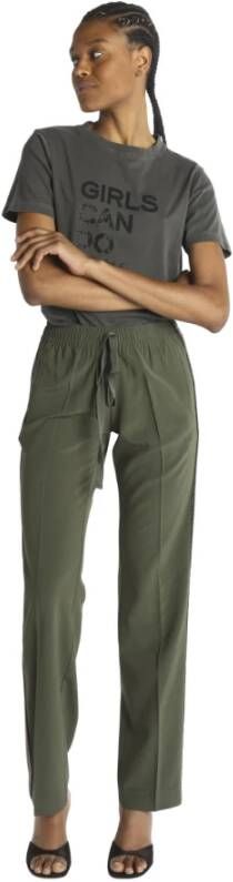 Zadig & Voltaire Wijde Broeken Groen Dames