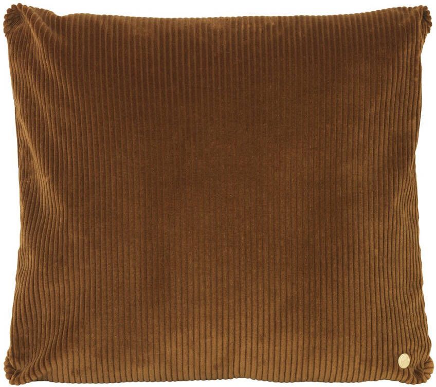 Ferm Living Corduroy Kussen 45x45 cm Golden Olive