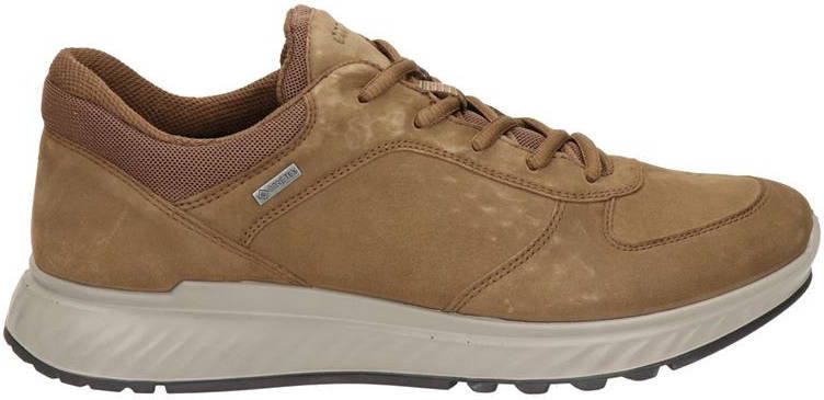 Ecco Exostride nubuck veterschoenen bruin