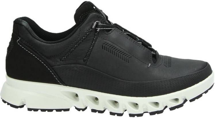 Ecco Multi Vent comfort leren veterschoenen zwart
